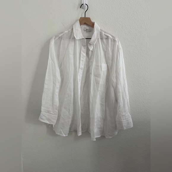 Madewell // NWOT The Oversized Shirt - Picture 8 of 10